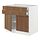 Select colour variation: white/Tistorp brown walnut effect