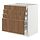 Select colour variation: white/Tistorp brown walnut effect