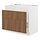 Select colour variation: white/Tistorp brown walnut effect