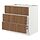 Select colour variation: white/Tistorp brown walnut effect