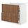 Select colour variation: white/Tistorp brown walnut effect