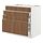 Select colour variation: white/Tistorp brown walnut effect