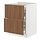 Select colour variation: white/Tistorp brown walnut effect