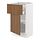 Select colour variation: white/Tistorp brown walnut effect