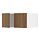 Selecciona una variación de color: blanco/Tistorp efecto nogal marrón