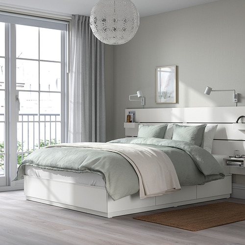 NORDLI, cama Queen con mattress y cabecera. 4 de 15 abrir diálogo