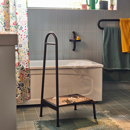 BÄSINGEN, step stool with handrail. 2 of 8 open dialog