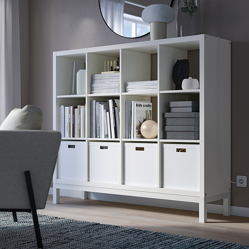 KALLAX, shelving unit with underframe. 3 of 8 open dialog