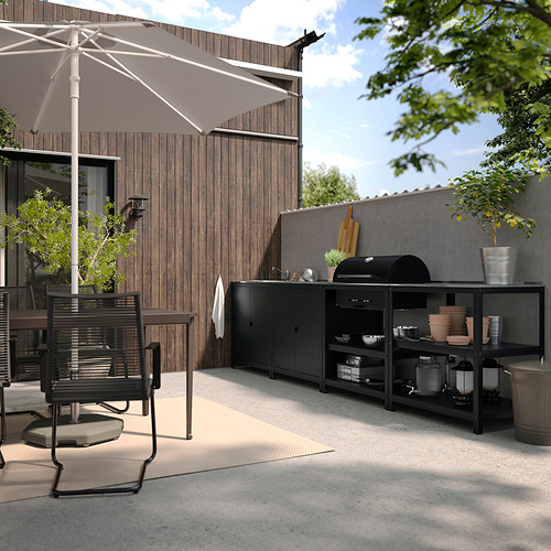 GRILLSKÄR, kitchen sink unit/charcoal barbacue, outdoor. 2 of 10 open dialog