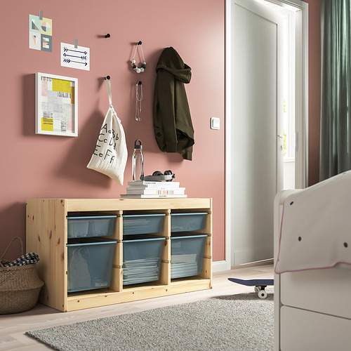 Habitación para adolescentes con TROFAST y monopatín. Si se necesita un acortamiento adicional para un límite de 150 caracteres: habitación para adolescentes con TROFAST y skate.