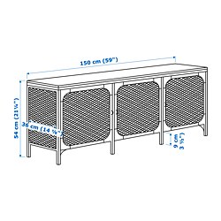 Measurement Illustration - FJÄLLBO TV storage combination