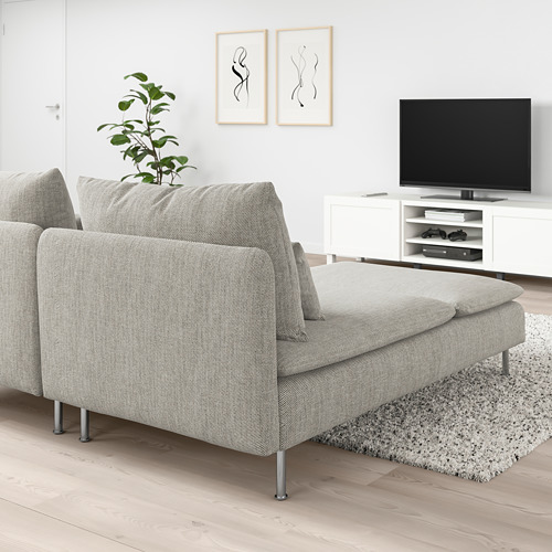 SÖDERHAMN, sofá 2 plazas con chaiselongue. 3 de 7 abrir diálogo