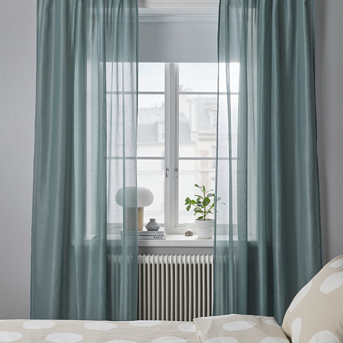 STENFRÖ, sheer curtains, 1 pair. 2 of 7 open dialog