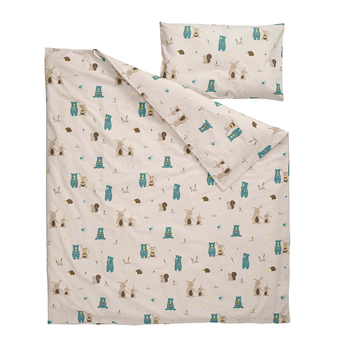 LEN, duvet cover 1 pillowcase for crib. 2 of 6 open dialog
