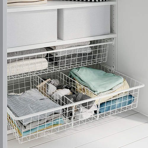 ALTARLIDEN, wire basket with pull-out rail. 3 of 3 open dialog