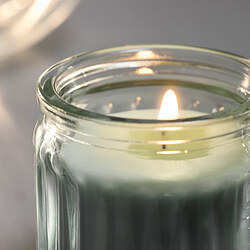 HÖKGÖK scented candle in glass