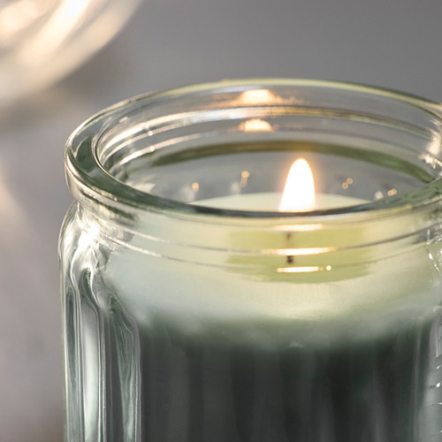 HÖKGÖK scented candle in glass