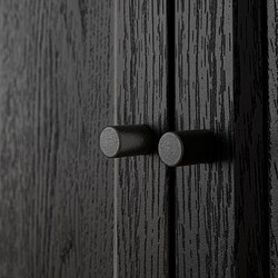 Measurement Illustration - BILLY/OXBERG bookcase with doors