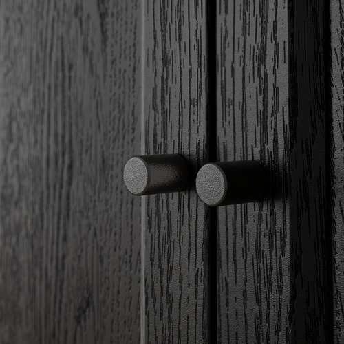 Measurement Illustration - BILLY/OXBERG bookcase with doors