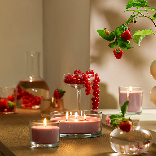 LOTSFÅGEL, scented candle in glass. 3 of 8 open dialog