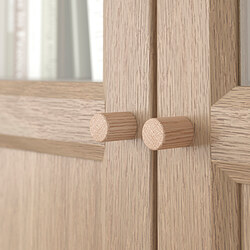 Measurement Illustration - BILLY/OXBERG display cabinet