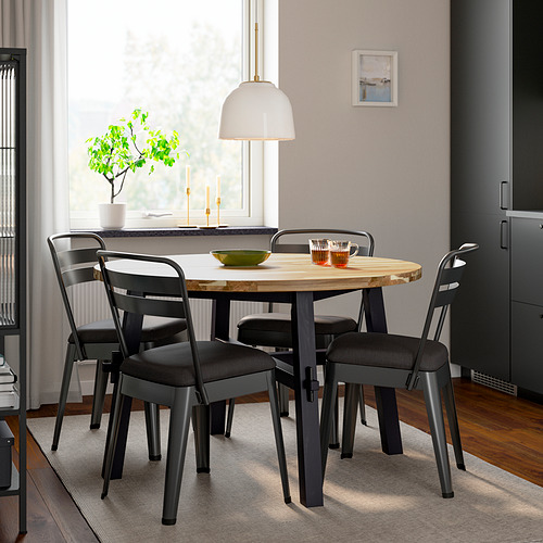 SKOGSTA / RAMSNÄS, mesa con 4 sillas. 2 de 8 abrir diálogo