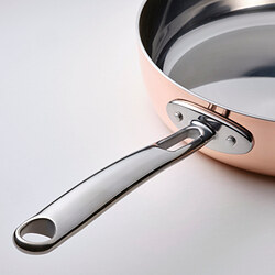 Measurement Illustration - FINMAT sauté pan with lid