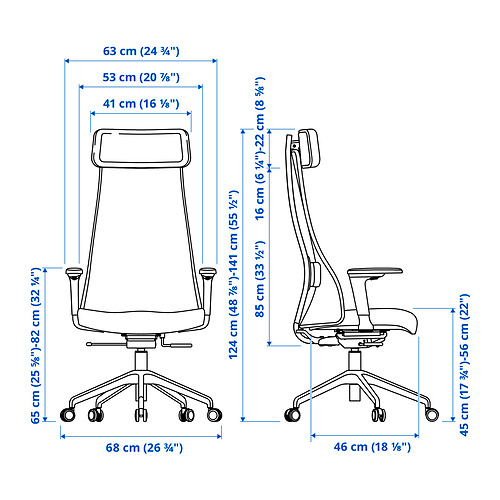 JÄRVFJÄLLET, silla de trabajo con reposabrazos. 2 de 16 abrir diálogo