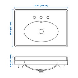 Measurement Illustration - RUTSJÖN sink