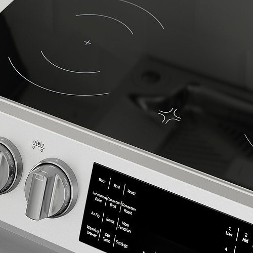 SNESSLINGE, range with glass ceramic cooktop. 2 of 5 open dialog