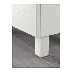 Measurement Illustration - BESTÅ sideboard with drawer runner, soft-closing