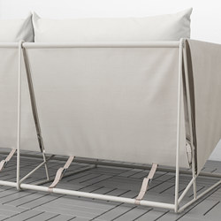 Measurement Illustration - HAVSTEN loveseat, outdoor