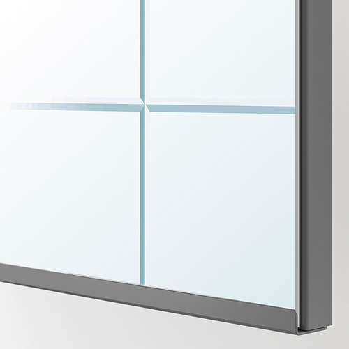 KAMMARTORP mirror door with soft closing hinges