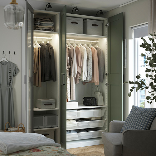 PAX / KAMMARTORP / GRIMO, wardrobe combination. 3 of 4 open dialog
