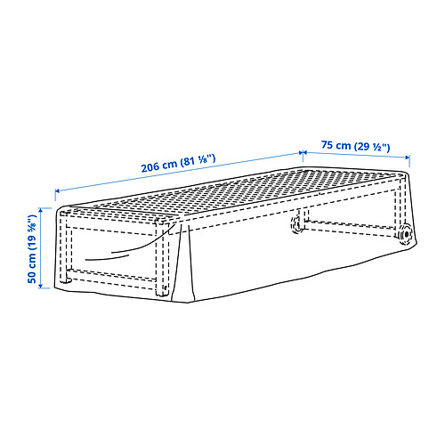 TOSTERÖ, cover for outdoor furniture. 5 of 5 open dialog