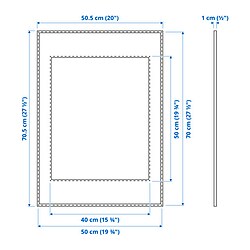 Measurement Illustration - LOMVIKEN frame