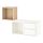 Select colour variation: White stained oak effect / white