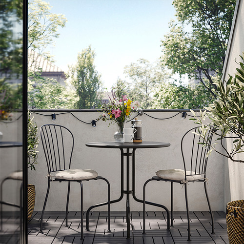 LÄCKÖ, table+2 chairs, outdoor. 2 of 4 open dialog