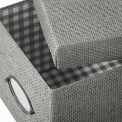 Measurement Illustration - KVARNVIK storage box with lid