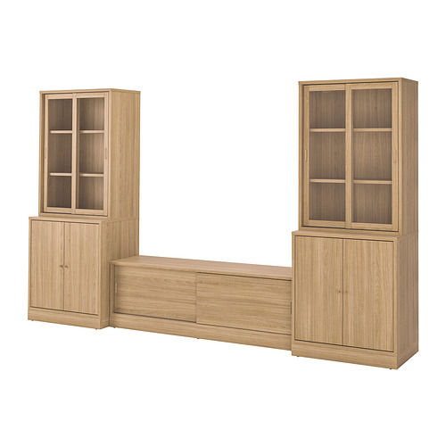 TONSTAD tv unit & cabinets - classic-meets-modern design with glass doors.