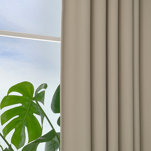 KORGMOTT, cortinas opacas, 1 par. 3 de 9 abrir diálogo