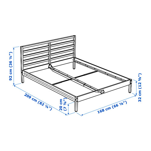 TARVA, bed frame. 7 of 7 open dialog