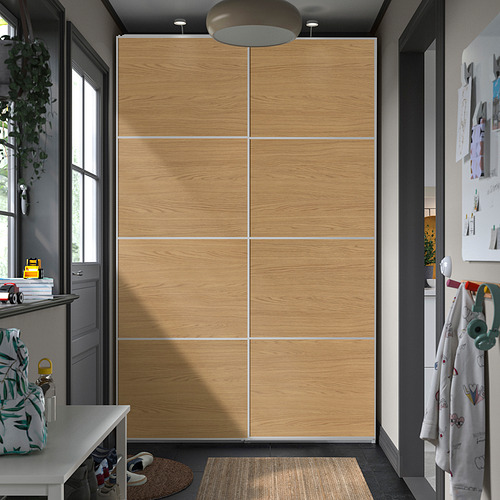 PAX / MEHAMN, wardrobe with sliding doors. 2 of 5 open dialog