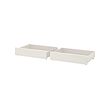 FÅGELFJÄLLET caja almacenamiento cama, juego 2 