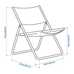 Measurement Illustration - MOFALLA Easy chair
