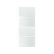 LUNDBRÄSMA 4 panels for sliding door frame 