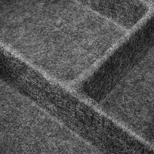 Bandejas texturizadas apiladas