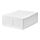 Select colour variation: white, 17x20 ¾x7 ½ "
