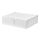 Selecciona una variación de color: blanco, 25 ½x20 ¾x7 ½ "