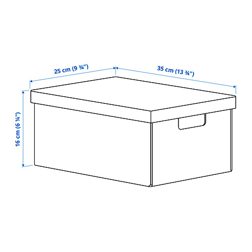FJÄDERHARV, caja de almacenaje+tapa. 10 de 10 abrir diálogo